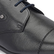 Men Premium Leather Lace-Up Formal Shoes (V-ROMAN-52-BLACK)