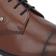 Men Premium Leather Lace-Up Formal Shoes (V-ROMAN-52-MOCCA)