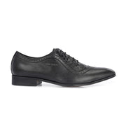 Men Premium Leather Formal Oxford Shoes (V-ROMAN-60-BLACK)