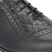Men Premium Leather Formal Oxford Shoes (V-ROMAN-60-BLACK)