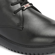 West Port Men Black Leather Chukka Boots (V-STAR-80-BLACK)