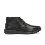 West Port Men Black Leather Chukka Boots (V-STAR-80-BLACK)