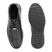 West Port Men Black Leather Chukka Boots (V-STAR-80-BLACK)