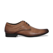 Men Premium Leather Lace Up Shoe (VINTAGE-52-MOCCA)