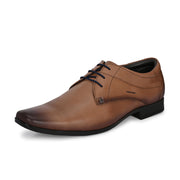 Men Premium Leather Lace Up Shoe (VINTAGE-52-MOCCA)