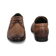 Men Premium Leather Lace Up Shoe (VINTAGE-52-MOCCA)