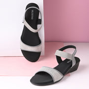 Women Premium Wedge Sandals (W-AF-07-GREY)
