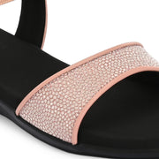 Women Premium Wedge Sandals (W-AF-07-PEACH)
