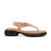 Women Embellished Ethnic Comfort Sandals (W-AH-01-ANTIQUE)