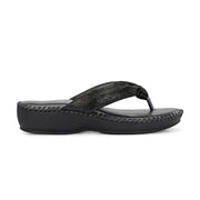 Women Casual Comfort Slippers (W-AH-08-BLACK)