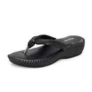 Women Casual Comfort Slippers (W-AH-08-BLACK)