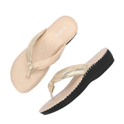 Women Casual Comfort Slippers (W-AH-08-OFFWHITE)