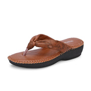 Women Casual Comfort Slippers (W-AH-08-TAN)