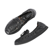 Women Premium Leather Slip On Flexible Loafer (W-Angel-50-Black)