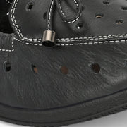 Women Premium Leather Slip On Flexible Loafer (W-Angel-50-Black)