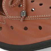 Women Premium Leather Slip On Flexible Loafer (W-Angel-50-Chestnut)