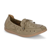 Women Premium Leather Slip On Flexible Loafer (W-Angel-50-Ivory)