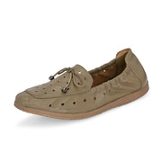 Women Premium Leather Slip On Flexible Loafer (W-Angel-50-Ivory)