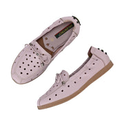 Women Premium Leather Slip On Flexible Loafer (W-Angel-50-Pink)