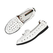 Women Premium Leather Slip On Flexible Loafer (W-Angel-50-White)