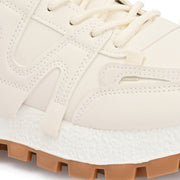 Women Chunky Lace-Up Sneakers (W-ATF-27-WHITE)