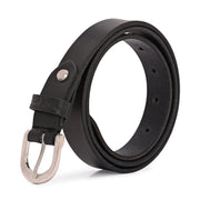 West Port Women’s Classic Rugged Leather Belt (W-BT-LE-02-BLACK)