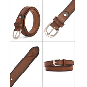 West Port Women’s Classic Rugged Leather Belt (W-BT-LE-02-TAN)