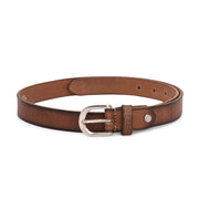 West Port Women’s Classic Rugged Leather Belt (W-BT-LE-02-TAN)