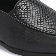 Women Premium Leather Slip On Loafers (W-Comfina-30-Black)