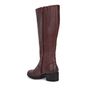 Women Premium Leather Zipper Boots (W-DreamGirl-97-Bordo)