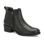 Women Premium Leather Zipper Boots (W-DreamGirl-85-Black)