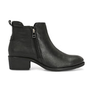 Women Premium Leather Zipper Boots (W-DreamGirl-85-Black)