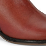 Women Premium Leather Zipper Boots (W-DreamGirl-85-Bordo)