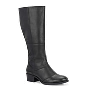 Women Premium Leather Zipper Boots (W-DreamGirl-97-Black)