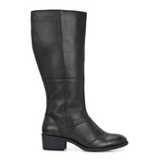 Women Premium Leather Zipper Boots (W-DreamGirl-97-Black)