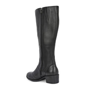 Women Premium Leather Zipper Boots (W-DreamGirl-97-Black)