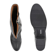 Women Premium Leather Zipper Boots (W-DreamGirl-97-Black)