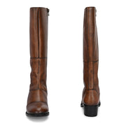 Women Premium Leather Zipper Boots (W-DreamGirl-97-Brushoff)