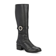 Women Premium Leather Zipper Boots (W-DreamGirl-99-Black)