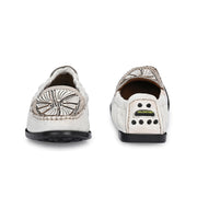 Women Premium Leather Flexible Slip On Loafer (W-Flexy-02-White)