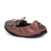 Women Premium Leather Slip On Loafer (W-Flexy-15-Metalic-RoseGold)