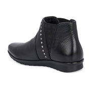 Women Premium Leather Chelsea Boots (W-JANY-076-BLACK)