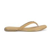 Women Slip-On Thong Flats (W-KE-01-BEIGE)