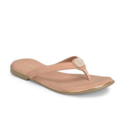 Women Slip-On Thong Flats (W-KE-01-PEACH)