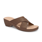 Women Cross Strap Wedge Sandals (W-MS-01-ANTIQUE)