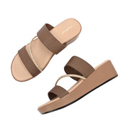 Women Double Strap Wedge Sandals (W-MS-02-ANTIQUE)