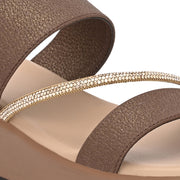 Women Double Strap Wedge Sandals (W-MS-02-ANTIQUE)