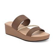 Women Double Strap Wedge Sandals (W-MS-02-ANTIQUE)
