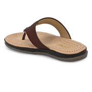 Women Slip-On Toe Post Thong Flats (W-MT-11-COPPER)