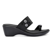 Women Toe-Ring Platform Sandals (W-MT-12-BLACK)